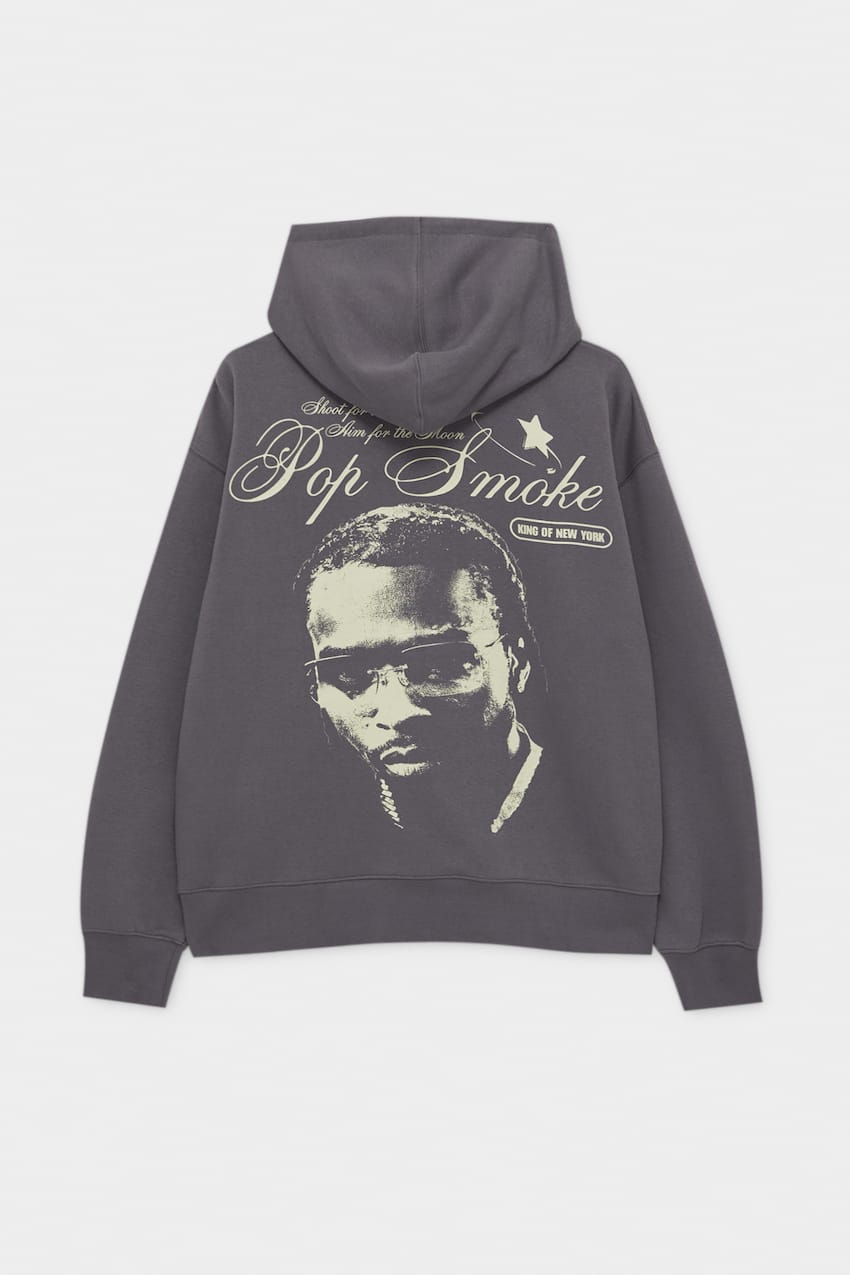 Hoodie Pullandbear Pop Smoke Sublime