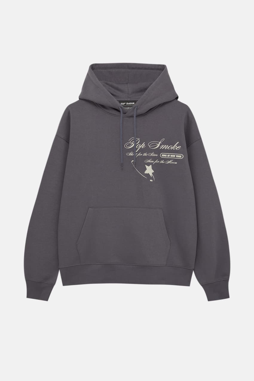 Hoodie Pullandbear Pop Smoke Sublime