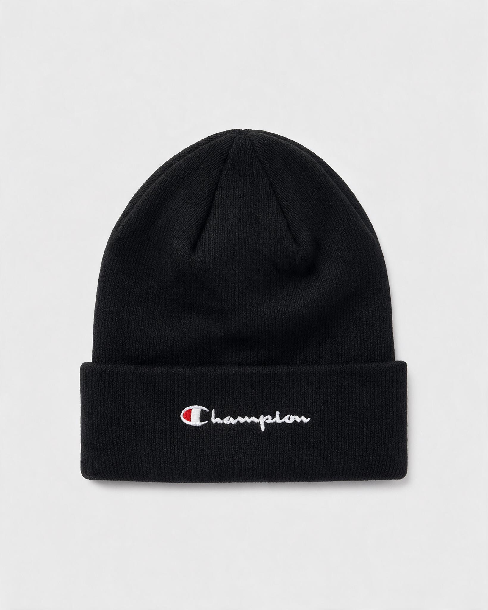 Beanie Champion Negro Bordado