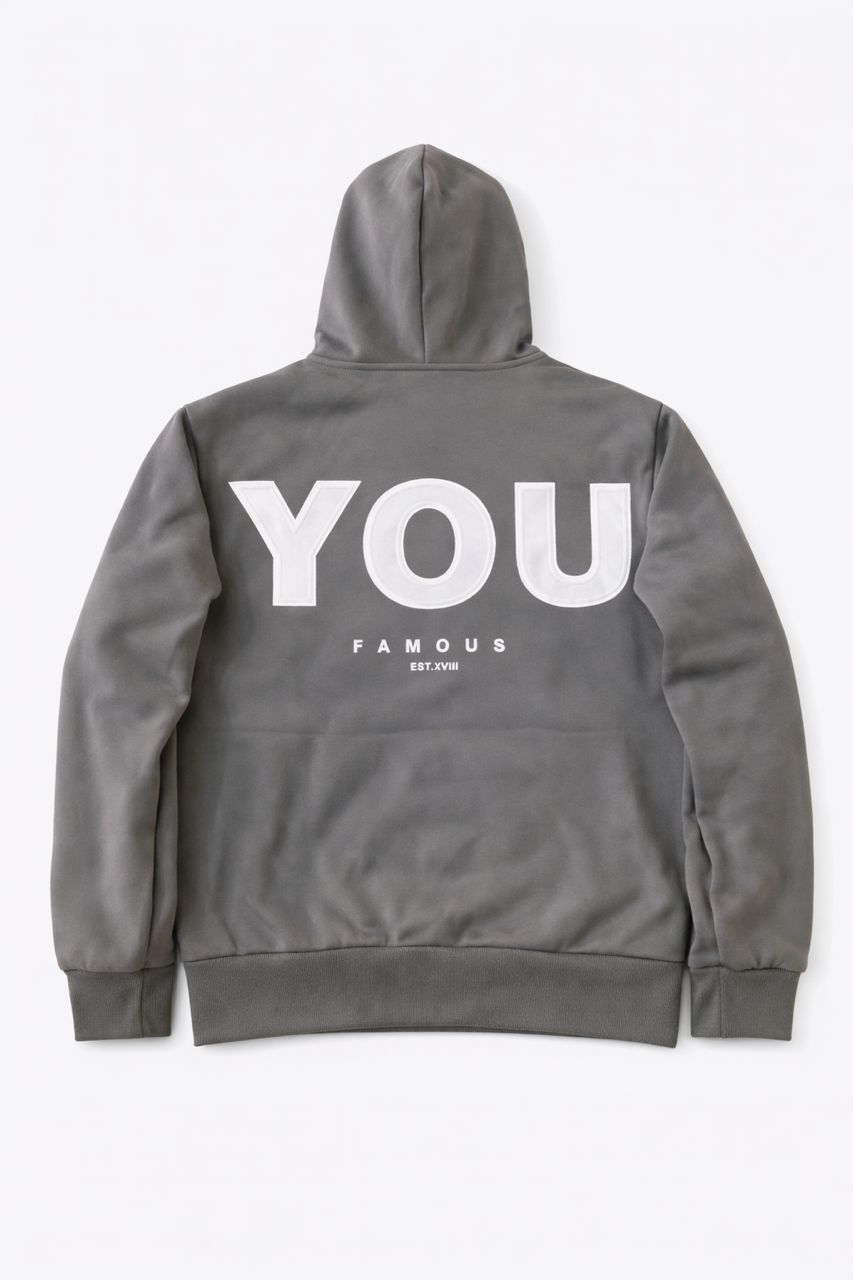 Sweater con Capucha "YOU FAMOUS" - Imagen 3