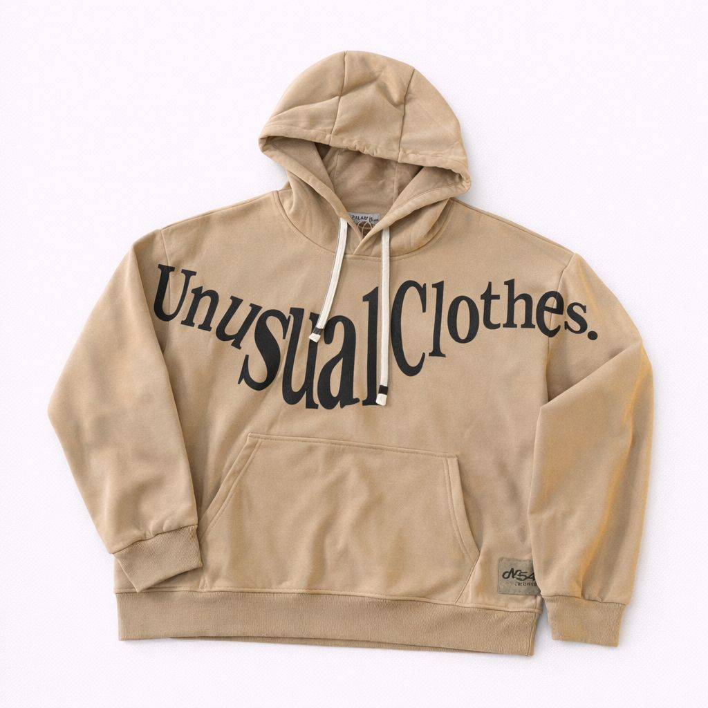 Sweater con Capucha "UNUSUAL CLOTHES" - Imagen 2