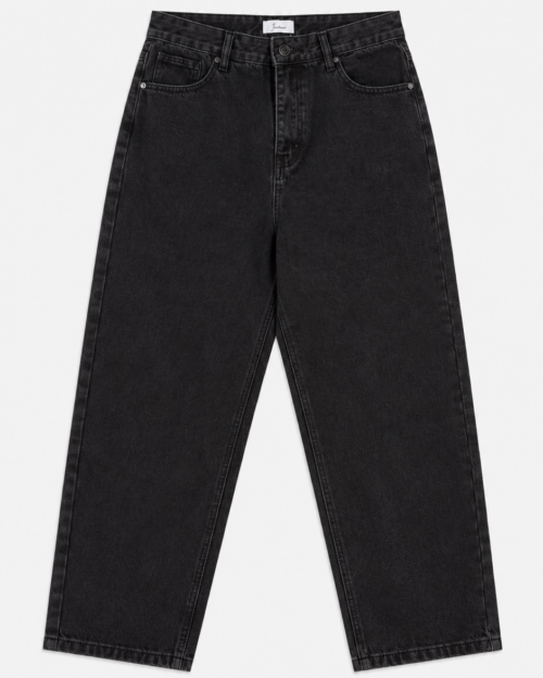 Pantalón Baggy Gris Carbón Washed