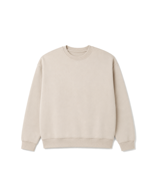 Sudadera Básica Beige Claro Lefties