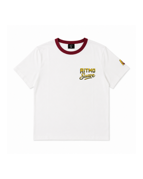Camiseta Ringer Blanca Lefties “Ritmo Suave”