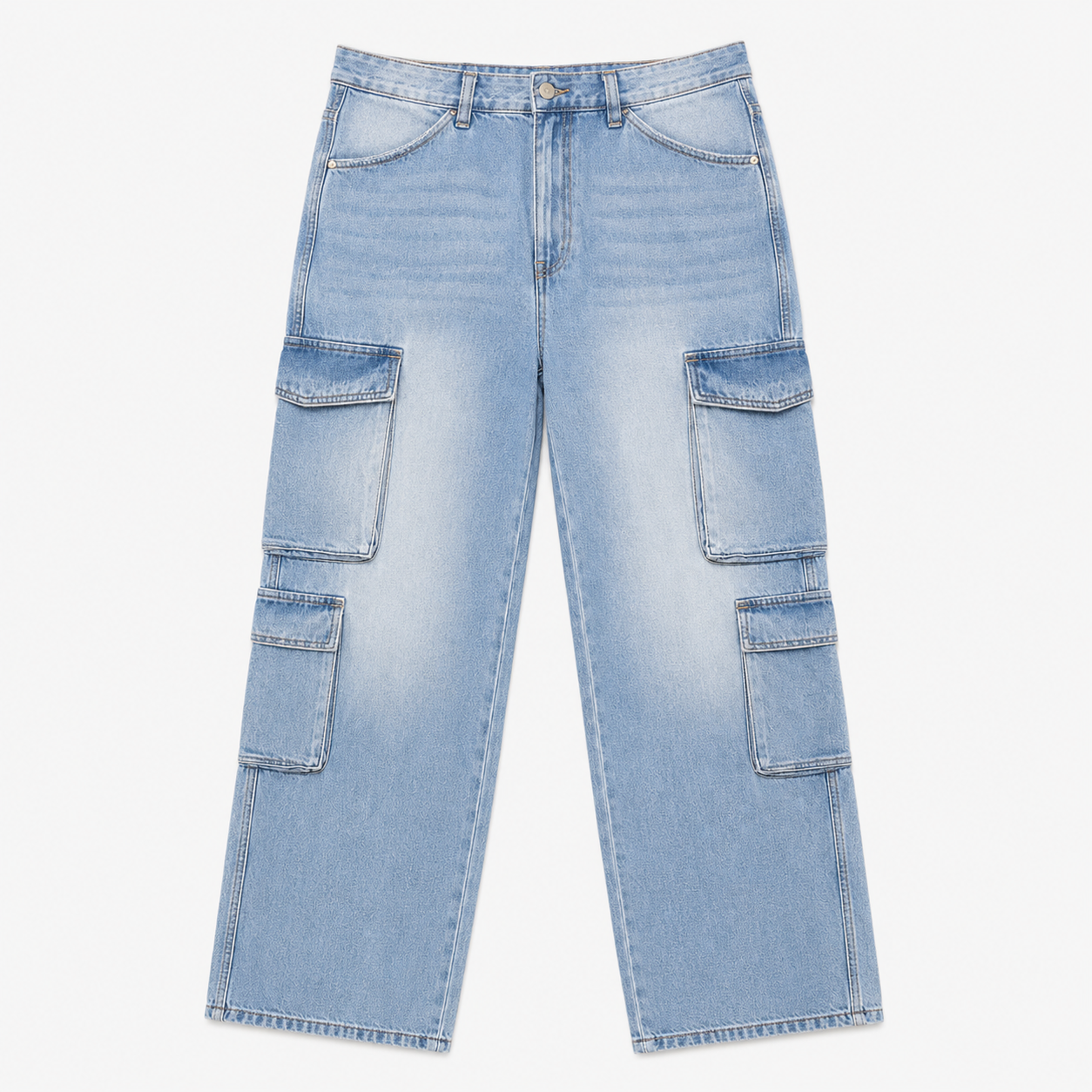 Cargo Baggy Denim Light Blue Lefties