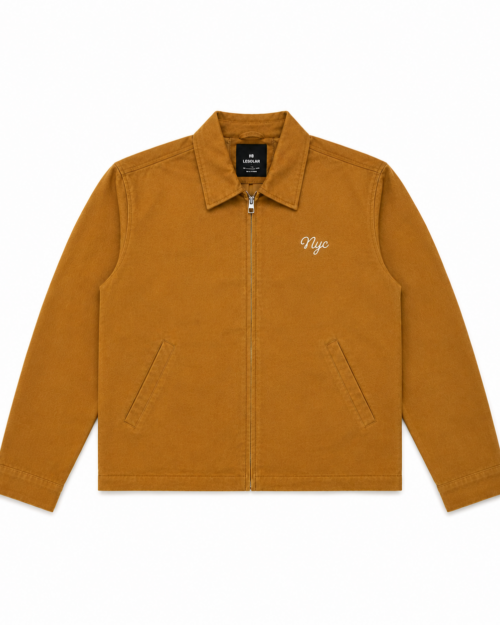 Jacket Pull & Bear Fullzip Mostaza