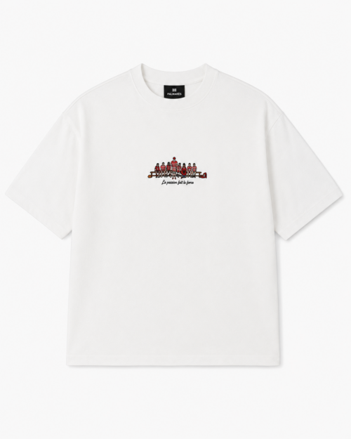 Camiseta Blanca Pull&Bear “La Passion Fait La Force”