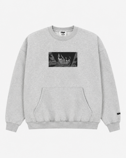 Sudadera Gris Anime "DanDaDan" Pull&Bear