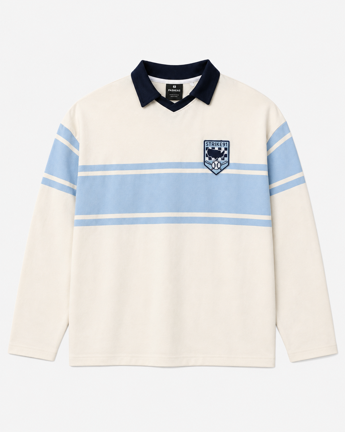 Polo de Manga Larga "STRIKE 91" a Raya Pull&Bear