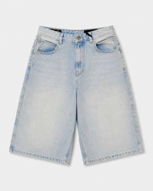 Jorts Baggy Denim Washed Pull&Bear