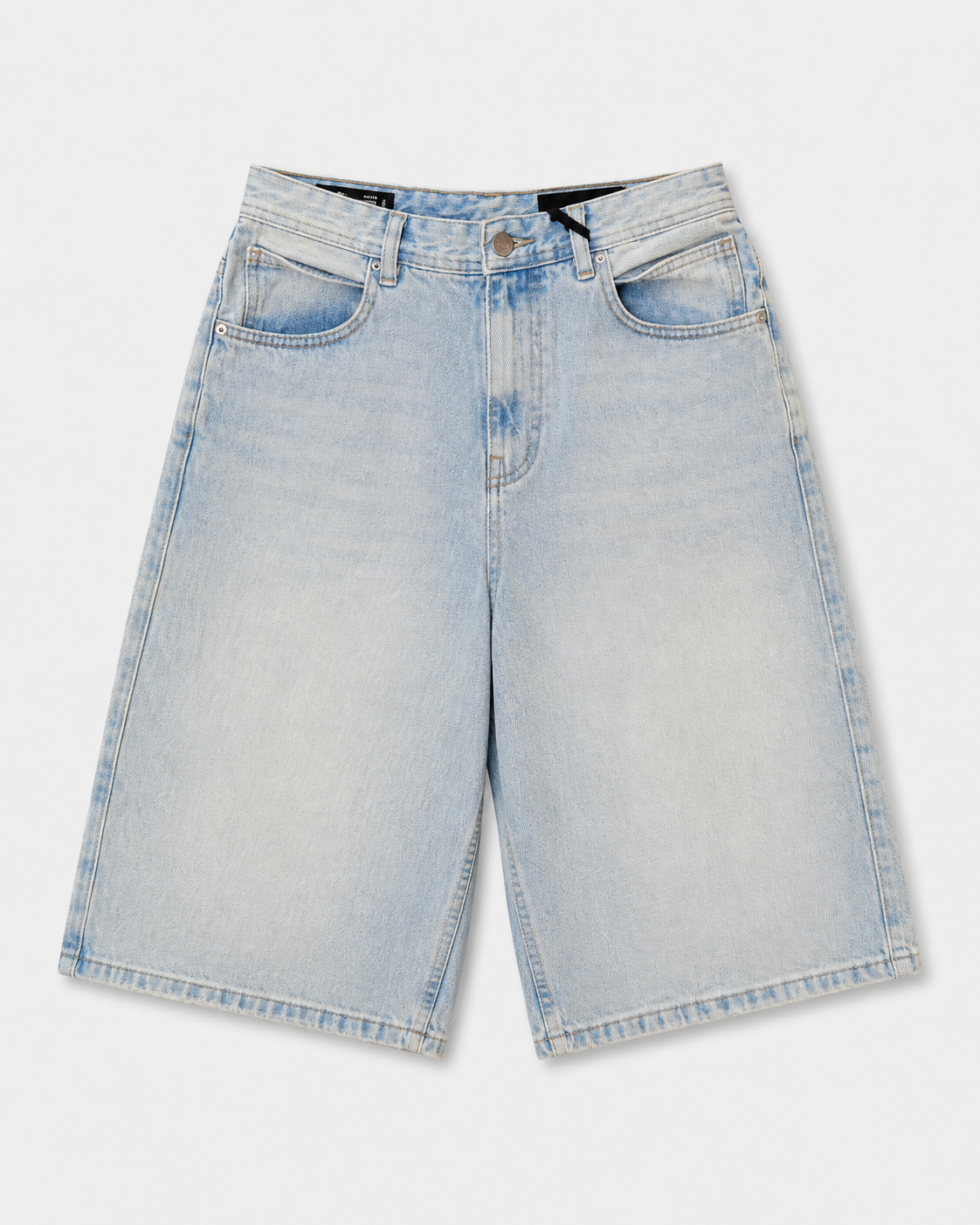 Jorts Baggy Denim Washed Pull&Bear