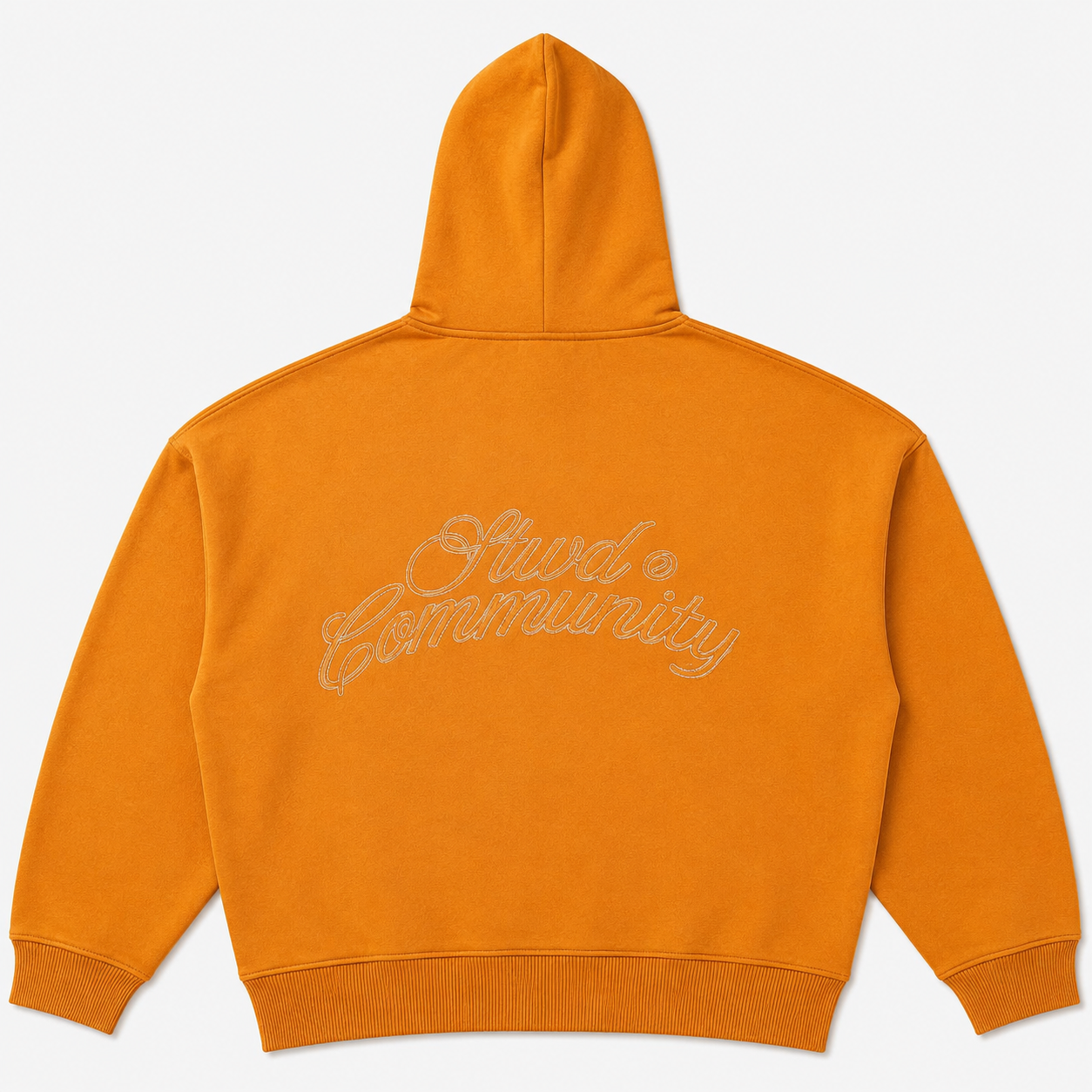 Sudadera Oversize “STWD Community” Naranja Pull&Bear - Imagen 2
