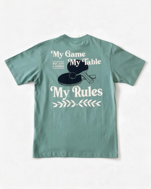 Camiseta Verde Grisácea de Golf con Estampado Gráfico Springfield